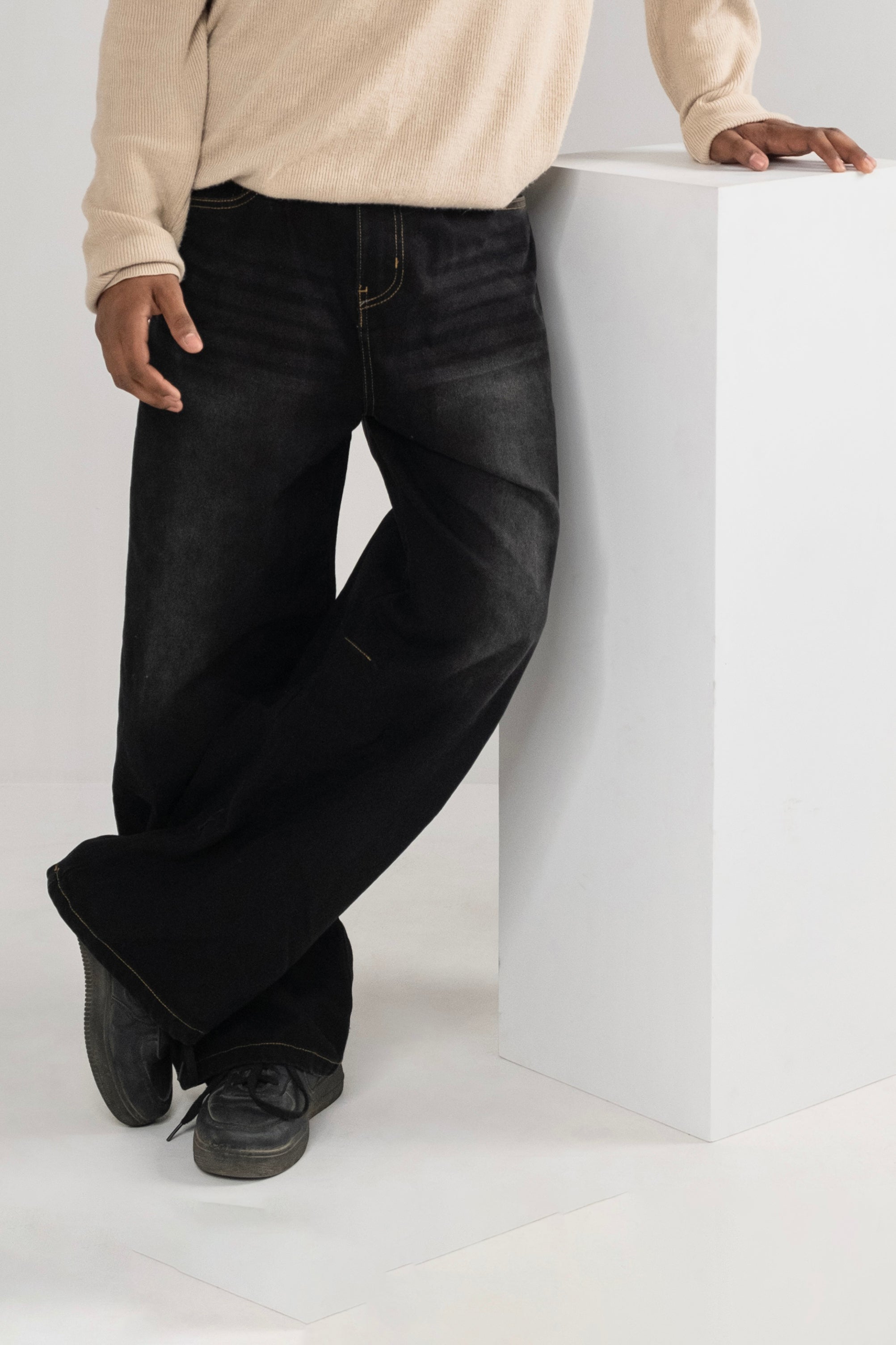 Urban drift black baggy jeans