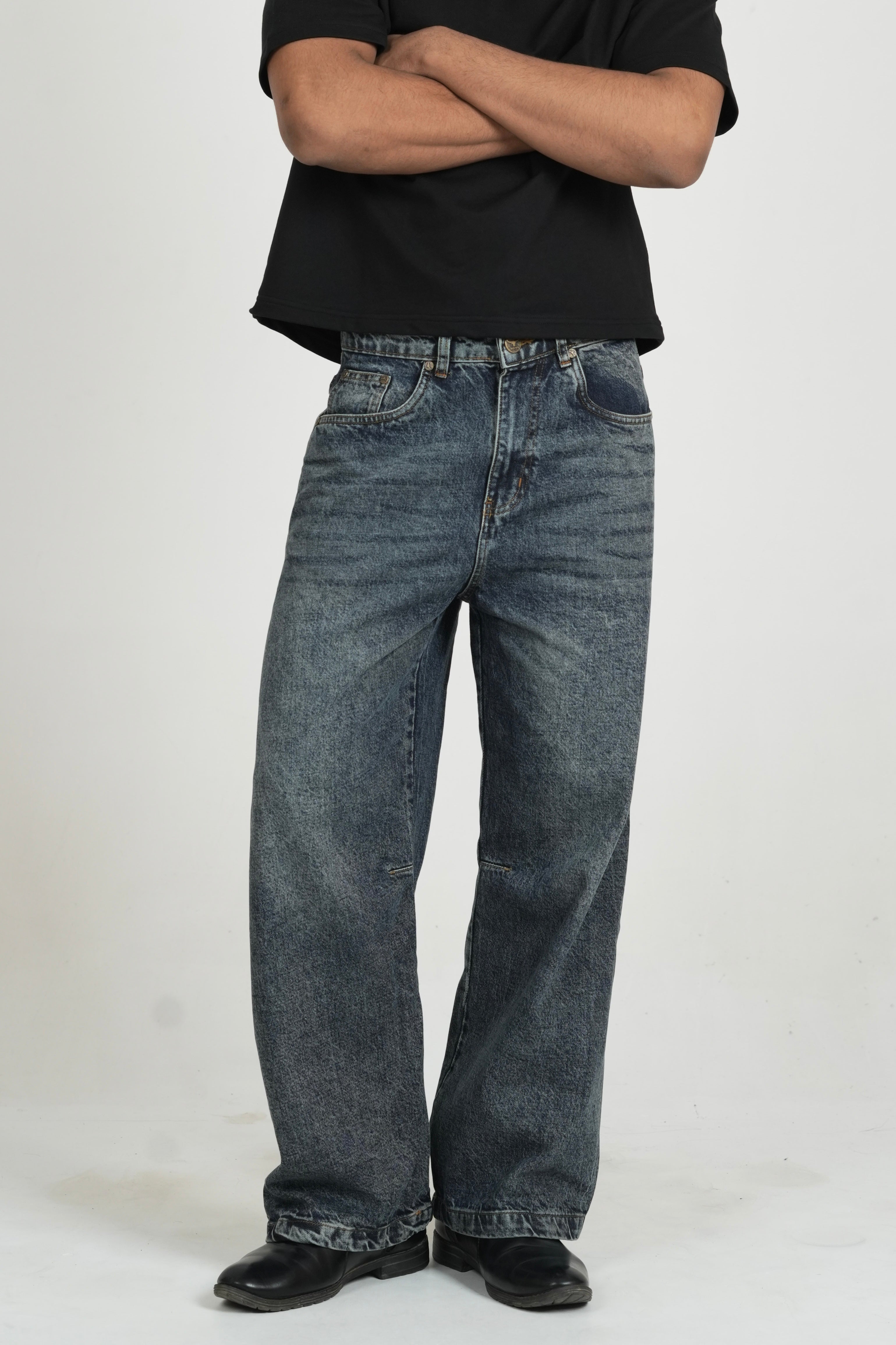 Urban drift -stone wash baggy jeans