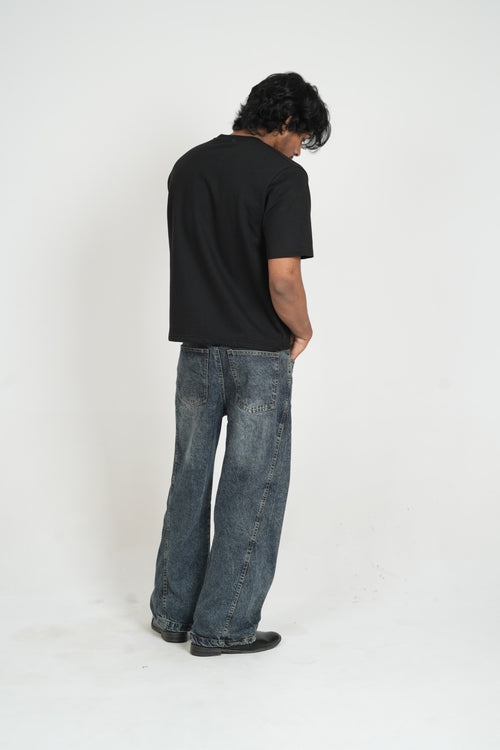 Urban drift -stone wash baggy jeans