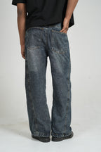 Urban drift -stone wash baggy jeans
