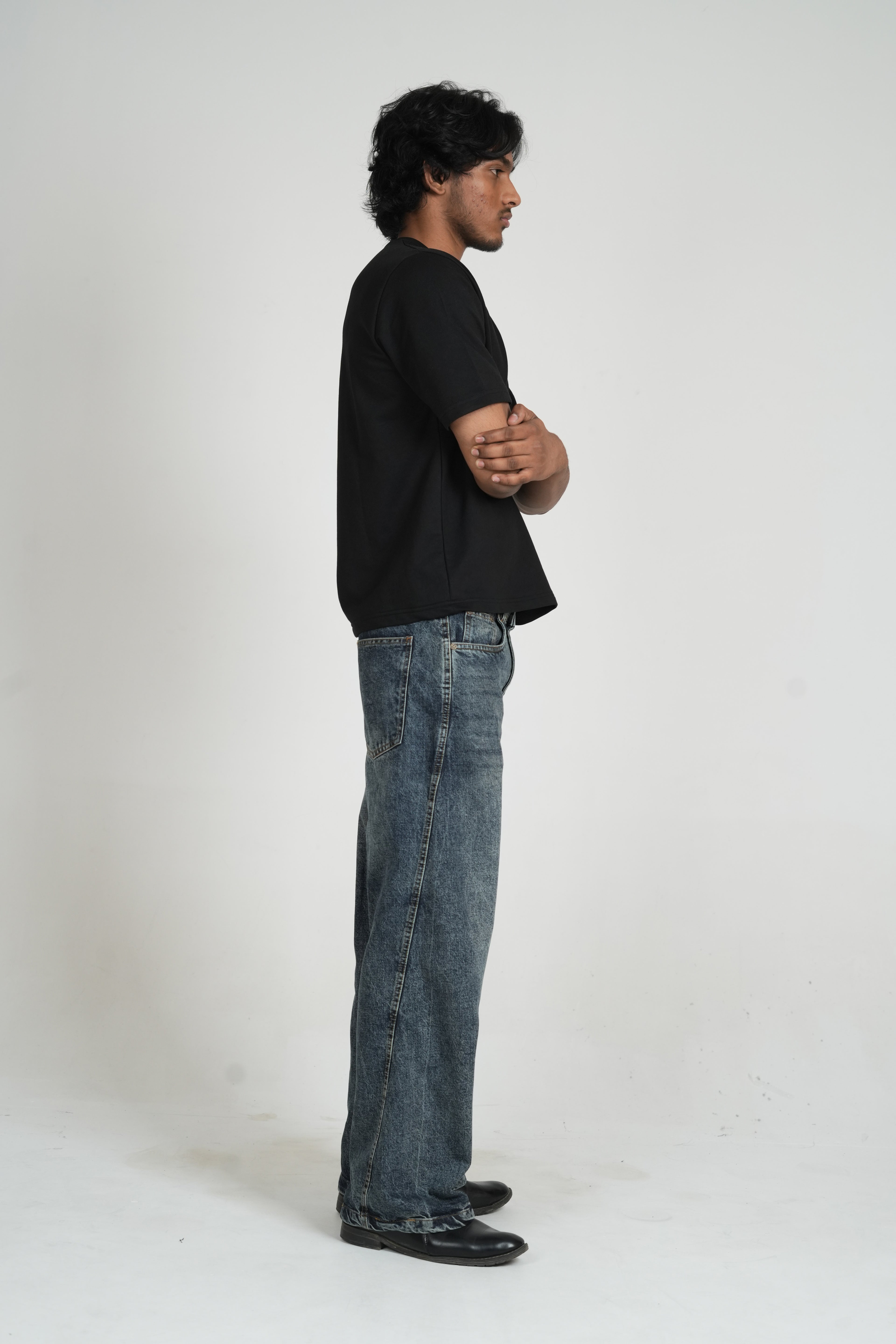 Urban drift -stone wash baggy jeans